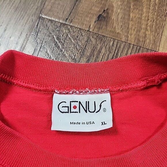 Vintage Mickey Mouse-Mickey T Shirt Mens XL Red Genus Single Stitch USA - Picture 2 of 7